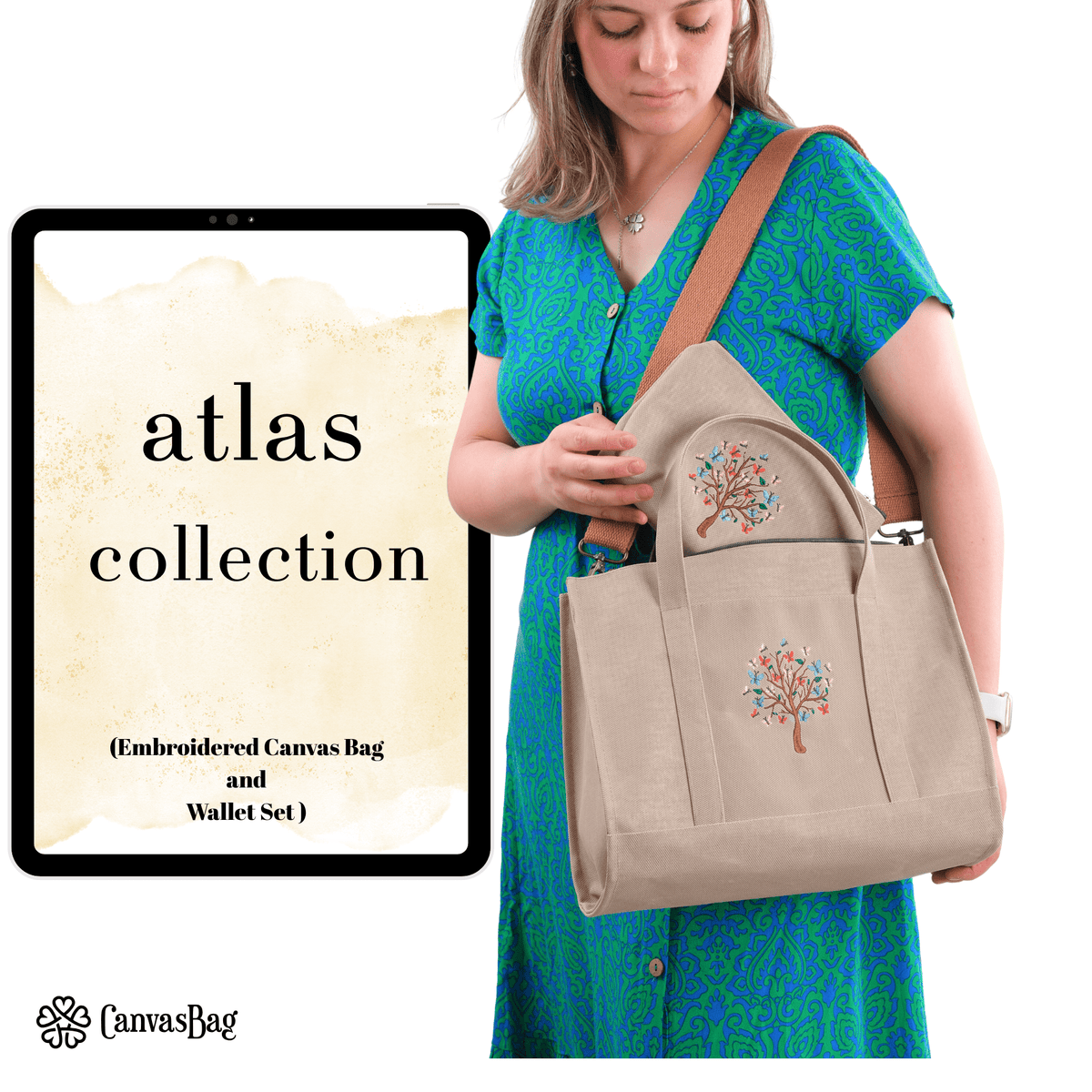 Atlas Collection - canvasbag