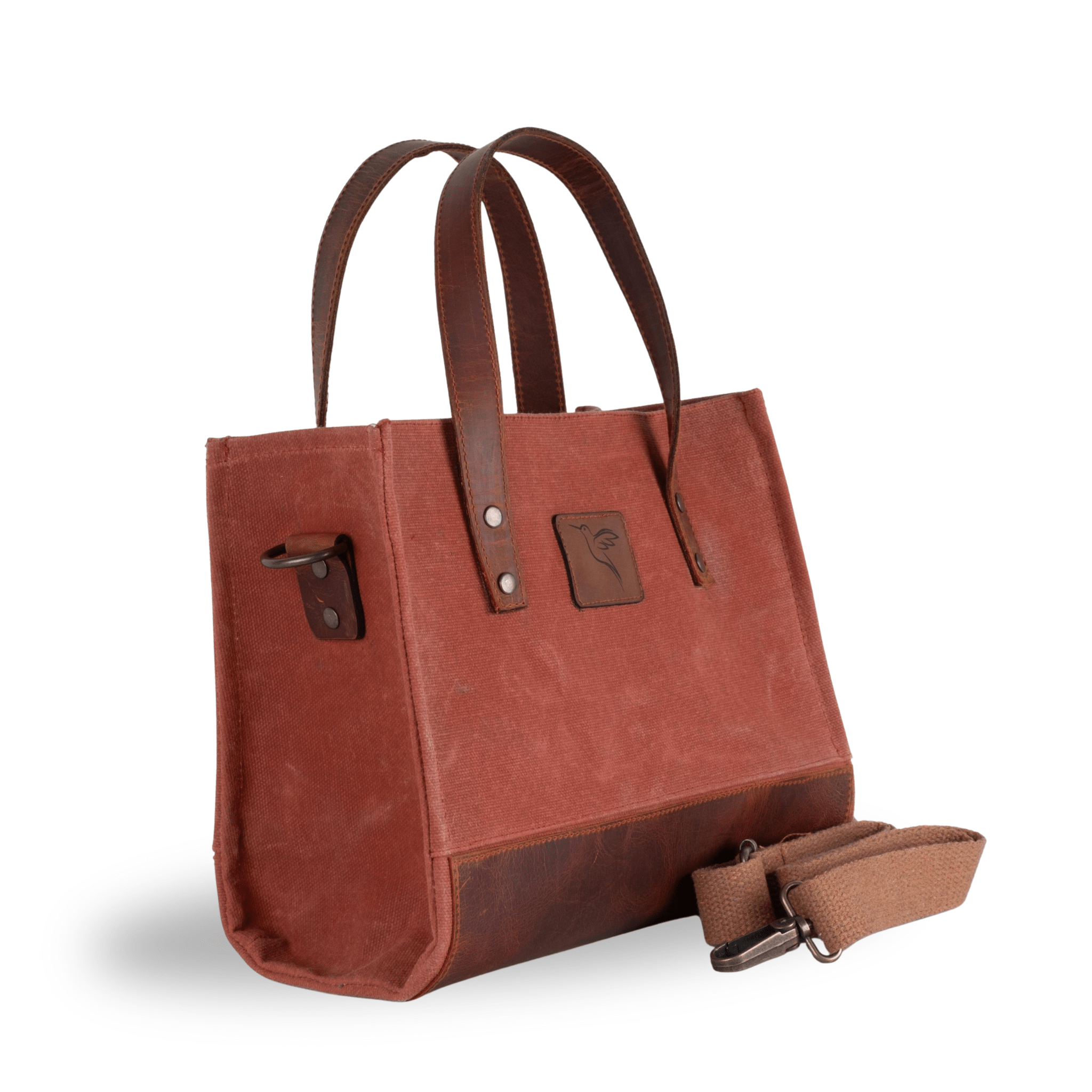 canvas & leather crossbody bag – Nevas collection